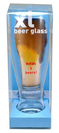 April Fool gift idea - Giant Beer Glass 3