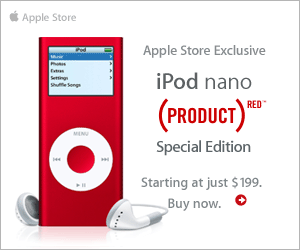 The iPod nano (Product) RED Special Edition makes the perfect holiday gift