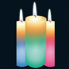 A romantic gift for her Chameleon Colour Changing Candles