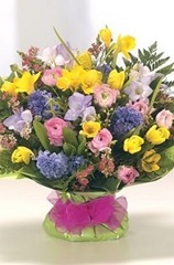 Rainbow Pic'n'Mix Hand Tied Bouquet
