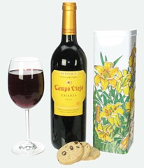 Red Wine Gift Basket