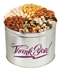 Thank You Popcorn Tin