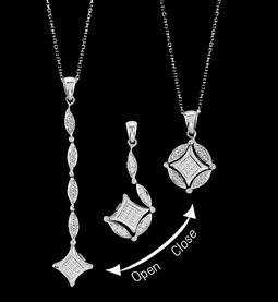 mom gifts-Convertible Diamond Necklace